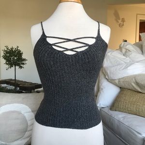 New Grey Sweater Tank